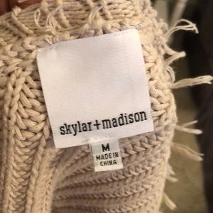 Vici Sweaters - Vici Tan Cropped Off Shoulder Sweater Vici Sweaters - Vici Tan Cropped Off Shoulder Sweater
